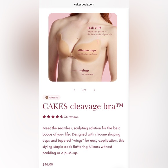 Cleavage Bra - Nude - Picture 5 of 7